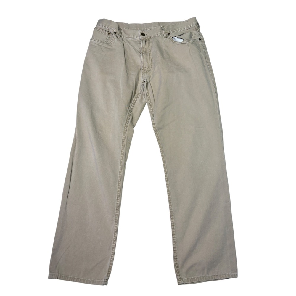Polo Ralph Lauren Men's Khaki Straight Leg Cotton Pants Size 38x30‎